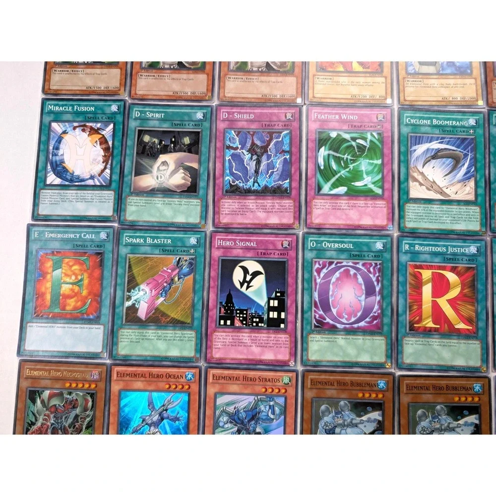 Yu-Gi-Oh‎ Elemental Hero 80 Card Lot Deck Building Super Ultra Ultimate Rares